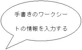 �~�`�����o��: �菑���̃��[�N�V�[�g�̏�����͂��邱��